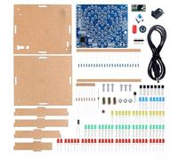 Kit de práctica de soldadura electrónica con luces LED en forma de corazón y IC de música para proyectos principiantes DC 4.5V 5.5V fuente de alimentación