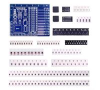 Kit de práctica de soldadura electrónica DIY con efecto de luz LED que fluye - NE555 placa de circuito temporizador para educación STEM y entrenamiento de habilidades