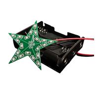 Kit de práctica de soldadura LED en forma de estrella, kit de lámpara de respiración SMD proyectos de soldadura DC 4.5V DIY kits electrónicos DIY decoraciones de Navidad para árbol de Navidad