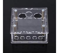 Kit de preamplificador de válvula Sustvita 6J1 Cáscara de Caja acrílica, Carcasa de preamplificador de válvula de Tubo de electrones, Kit de protección para Amplificador de