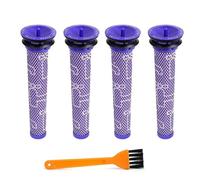 Kit de prefiltros y posfiltros, accesorios aspiradoras inalámbricas compatible con Dyson V7 y V8 Absolute Animal, repuesto de filtro.(4 Pre Filter)