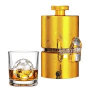 Kit de Prensa para Esferas de Hielo de Fútbol, Medidas 60mm 70mm en Metal Aeronáutico, Shaper Rápido para Hielo Transparente, Accesorios de Bar para Whisky y Bourbon(60mm)