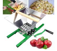 Kit De Prensado De Sidra Y Vino Para El Hogar | Prensa Y Triturador De Frutas Manual De 7 L Con Accesorio Raspador, Capacidad De 40 Kg/h Para Frutas, Uvas Y Zumos.,Fruit crusher