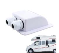 Kit De Prensaestopas Para Cables Solares: Conector De Entrada De Cables Doble, Material De Nailon Resistente A La Intemperie, De Sellado Hermético Que Brinda Protección Confiable Para Los Cabl