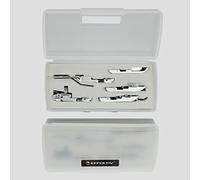 Kit de Prensatelas para Remalladora/Overlock, Compatible con Effektiv Triumphator 1800X, Alfa 8707/8708/Style Plus, Singer S14-78, Jaguar, Supalock y Necchi NL11c