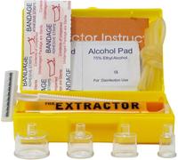 Kit de primeros auxilios contra picaduras de serpientes, picaduras de avispones, arañas y mosquitos.