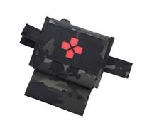 Kit de Primeros Auxilios Táctico de Despliegue Rápido - Bolsa Médica Micro Compacta, Kit de Traumatología Cinturón Compacto MOLLE para Senderismo y Viajes al Aire Libre(Bcp)