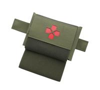 Kit de Primeros Auxilios Táctico de Despliegue Rápido - Bolsa Médica Micro Compacta, Kit de Traumatología Cinturón Compacto MOLLE para Senderismo y Viajes al Aire Libre(Green)