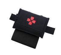 Kit de Primeros Auxilios Táctico de Despliegue Rápido - Bolsa Médica Micro Compacta, Kit de Traumatología Cinturón Compacto MOLLE para Senderismo y Viajes al Aire Libre(Black)
