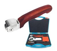 Kit de probador de adherencia, trazador de película de pintura y cortador cruzado de mano para superficies de pintura, revestimiento, chapado y acabado en aerosol