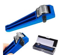 Kit de probador de adherencia, trazador profesional de película de pintura con 6 dientes, diseño de corte rápido, fácil de almacenar, incluye cuchillas de 2 mm para evaluación de recubrimientos