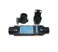 Kit de Probador de Cableado de Remolque Probador de 7 Clavijas de 12 V con Enchufe de AlimentacióN de 7 Clavijas Probador de Resistencia Conector