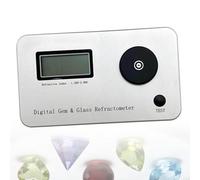 Kit de probador de piedras preciosas, refractómetro portátil para medición precisa, 1.300-3.000 RI, precisión de 0.001, ideal para tiendas de joyería y jade