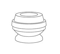 Protector del amortiguador Eje delantero 910222 KYB para OPEL CHEVROLET VAUXHALL