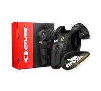 Kit de Protección de Cross EVS Slam Combo Plus Niño NegroMini Negro