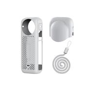 Kit de Protección de Silicona para X4, Funda de Silicona para Cuerpo, Kit de Lentes X4, Accesorios de Protección para Cámara Deportiva, Gris