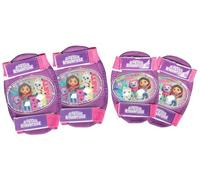 Kit de Protectores de Codos y Rodillas Tataway Gabby's Dollhouse para niños, Juego de protección para Bicicletas, Patines y Patines con Correas Ajustables, Acolchado Protector y Colorido diseño de