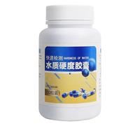 Kit de prueba de agua dura - 100G agua potable probador de dureza, tiras de control de calidad de agua dulce, detección mineral | Poolvond tanque de acuario hidroponía Bueno Home Supply
