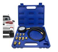 Kit de prueba de compresión del motor, kit de adaptador de probador de compresión | Detector de medidor de prueba de,Rango de doble escala con mangueras de largo alcance, estuche, herramien