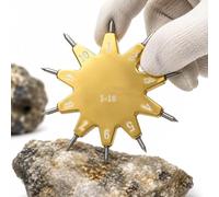 Kit De Prueba De Dureza Mohs, Probador De Dureza Mohs De 1 A 10, Herramienta De Identificación De Minerales, Rápido Y Fácil, Para Pruebas De Gemas, Jade, Joyería, Rocas Y Geología