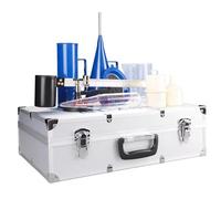 Kit de prueba de lodos portátil con hidrómetro, viscosímetro, medidor de contenido de arena y caja de aluminio para un análisis preciso de laboratorio