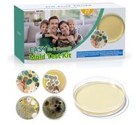 Kit de prueba de moho con 12 pruebas individuales, kit de prueba de moho para el hogar, incluye guía detallada de identificación de moldes, detector de moho rápido y fiable para el hogar