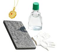 Kit de Prueba de Oro para Joyería Probador de Pureza para 10K 14K 18K 22K