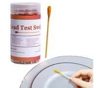 Kit de prueba de pintura con plomo - 30 tiras de prueba instantáneas de plomo para el hogar | Hisopos de prueba rápida para superficies pintadas, madera, metal, cerámica, platos, detector de plomo fác