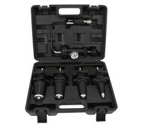 Kit de prueba de presión del de refrigeración 5 piezas Probador universal de radiador automotriz con manómetro Bomba manual eficiente de alta precisión para diagnóstico del de