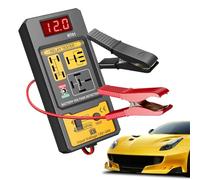 Kit de prueba de relés para batería de automóvil - Detector de Voltaje con Indicador LED y Cables con Pinzas | Probador de Diagnóstico para Relés de 12V y 24V | para Berlinas, Todoterrenos,