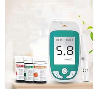 Kit De Prueba De Sangre Para El Hogar 3 En 1, Monitor De Glucosa Y Ácido Úrico Y Colesterol, Almacenamiento De 300 Conjuntos De Datos, Diseño De Sifón Con 50 Analizadores De Glucosa En Sangre + 25 De