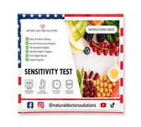 Kit de prueba de sensibilidad alimentaria. Kits de prueba de intolerancia | Colección de muestras de cabello en casa, 1250 alimentos, bebidas y artículos ambientales probados, resultados digitales