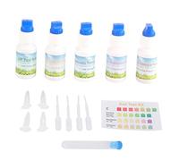 Kit de prueba de suelo, solución líquida de prueba de suelo PH Nitrógeno Phs Kit de prueba de suelo para medición de potasio para jardinería agrícola, para jardinería agrícola Lecturas universales