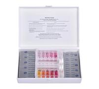 Kit de prueba para piscina de agua, 100 pastillas de prueba de ácido cianúrico y tiras de prueba, juego de recarga para prueba de agua | Kit de análisis para el cuidado de la piscina y el tratamiento