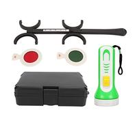 Kit de Prueba Visual de Luz de 4 Puntos, Kit de Prueba de Función Visual de Luz de 4 Puntos, Aleta óptica Profesional de Gafas Rojas Y Verdes para Tienda óptica, Juego de Kit de Diagnóstico Multiusos