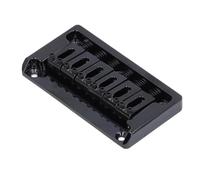 Kit de Puente de Guitarra Elctrica, Kit de Puente de Guitarra Elctrica de 6 Cuerdas Rgido Fijo Latn a Travs del Cuerpo de sin Trmolo con Llave para