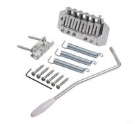 Kit de puente de trémolo a medida para músicos que buscan un control de tono mejorado en sus instrumentos (blanco plateado)