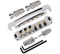 Kit De Puente Guitarra Práctico Sillín Rodillos Pieza Trasera Ajustable En Altura Para Puentes Pieza Trasera Rodillos Les-Paul-SG Para Guitarras Eléctricas