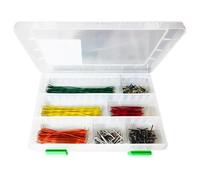 Kit de puentes sólidos de 350 piezas, ideal para montar estructuras y proyectos educativos.