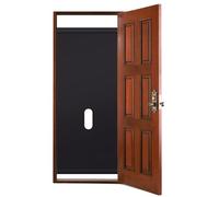 Kit de puerta de pared Glory Hole, cortina de puerta cómoda de altura ajustable, partición temporal portátil que se adapta a la mayoría de tamaños de puerta estándar, juego de cortinas duradero