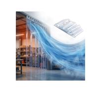 Kit de puerta de vinilo flexible para congelador industrial, impermeable y resistente al viento, fácil instalación, 90 x 220 cm, ideal para frío Sto Soluts energéticamente eficiente