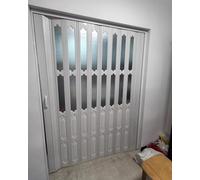 Kit de puerta deslizante plegable para separar habitaciones versátiles en sala de estar, cocina, pasillo o baño