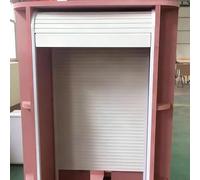 Kit De Puerta Enrollable Tipo Persiana, con Manija Y Rieles, Persiana Corrediza Manual, Puerta Enrollable Abs Que Ahorra Espacio, para Gabinetes De Cocina, Armarios, Caravanas Y Espacios Pequeños (47