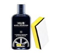 Kit de pulido de ruedas de aluminio, compuesto de limpieza profunda de alto brillo, restaurador de ruedas de metal para automóvil, camión, RV, SUV, sedán, garaje en casa, detalles de taller