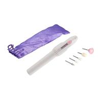 Kit de Pulido de Uñas Eléctrico, Taladro de Lima Eléctrica, Pulidor de Uñas, Máquina de Manicura y Pedicura con 5 Puntas para Salón en Casa, Color Blanco