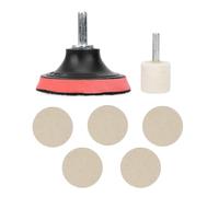 Kit de Pulido en Polvo de óxido de Cerio para Quitar Arañazos de de Parabrisas, para Ventanas de Coche, Marcha Atrás y Ventanas Laterales