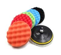 Kit de pulido for coche de 3/5/6/7 pulgadas, almohadilla de pulido, disco abrasivo, esponja, almohadillas de espuma, pulidor for reacondicionamiento de faros.(8pcs 7 inches)