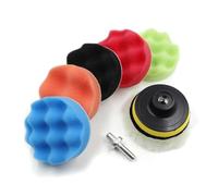 Kit de pulido for coche de 3/5/6/7 pulgadas, almohadilla de pulido, disco abrasivo, esponja, almohadillas de espuma, pulidor for reacondicionamiento de faros.(8pcs 3 inches)