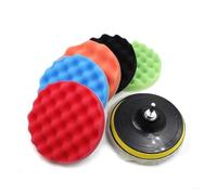 Kit de pulido for coche de 3/5/6/7 pulgadas, almohadilla de pulido, disco abrasivo, esponja, almohadillas de espuma, pulidor for reacondicionamiento de faros.(8pcs 6 inches)