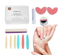 Kit de pulido y brillo de uñas, kit de manicura, juego de reparación de para principiantes, entusiastas profesionales, salón de belleza, hogar, viajes, mantenimiento diario